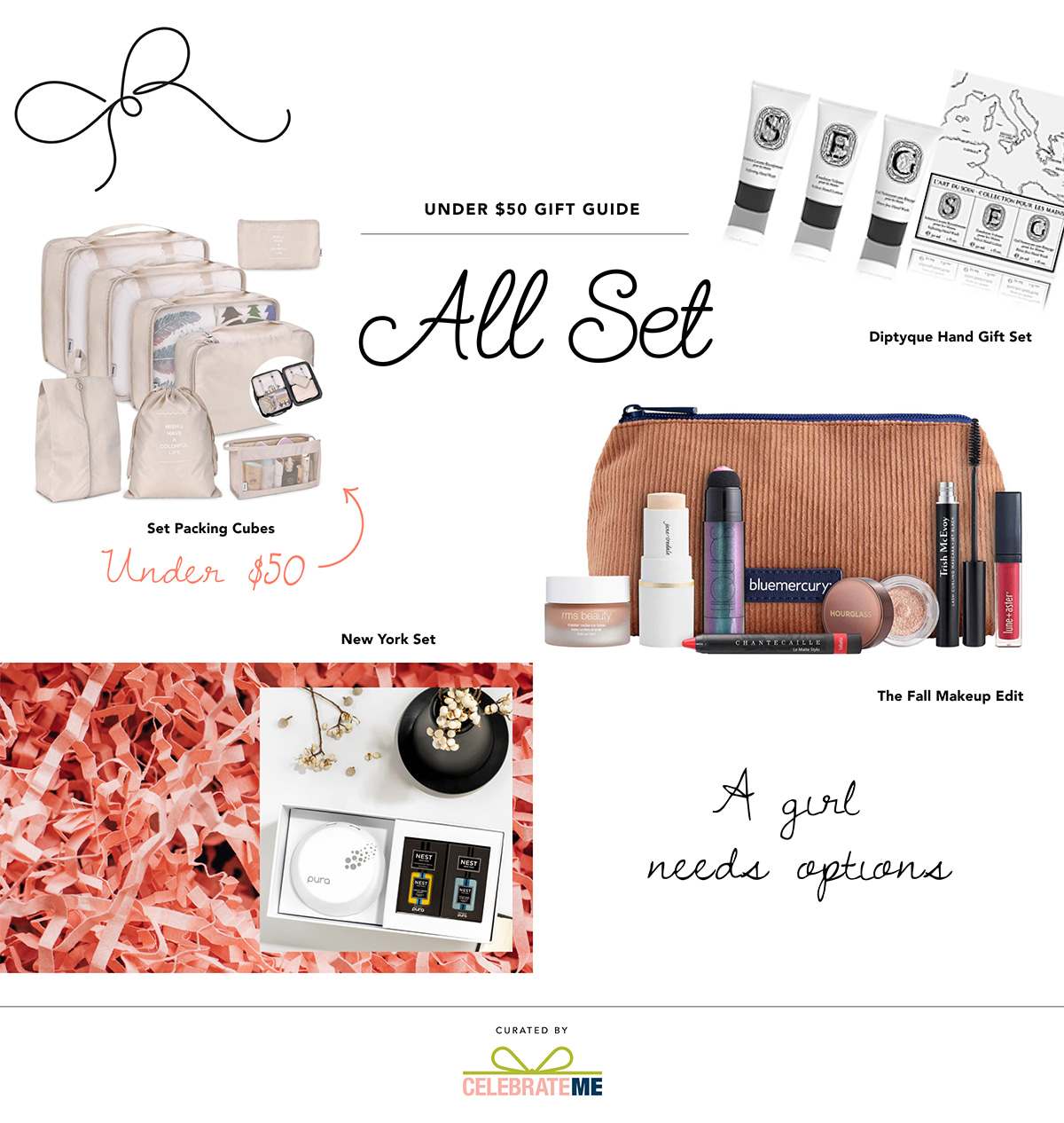 All Set products collage