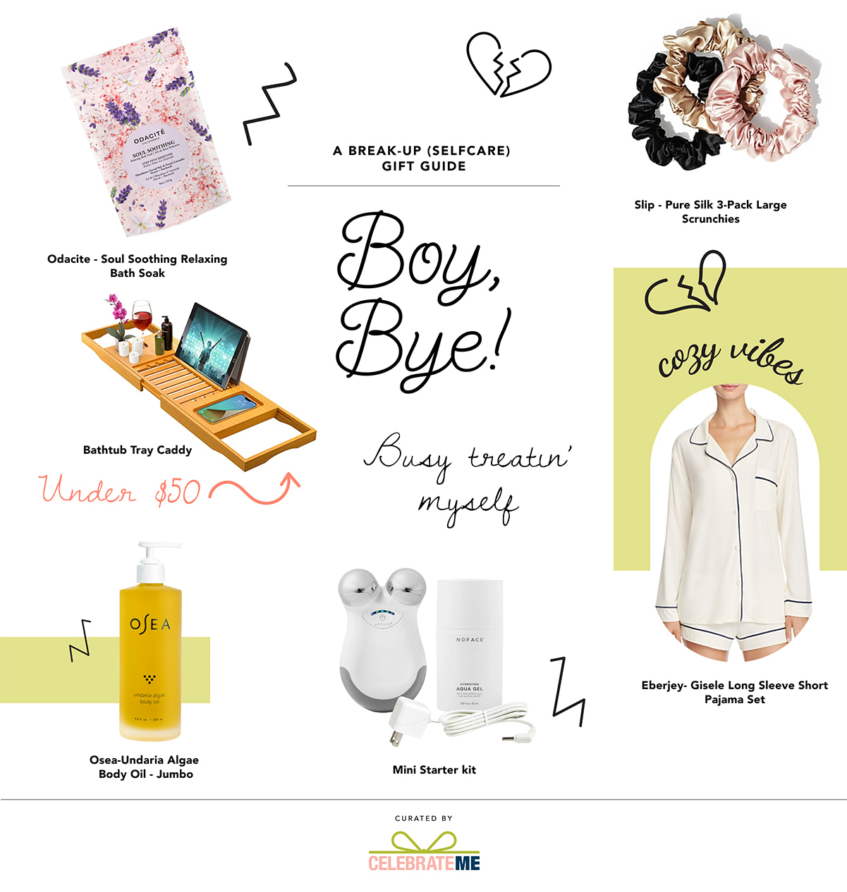 Boy, Bye! products collage