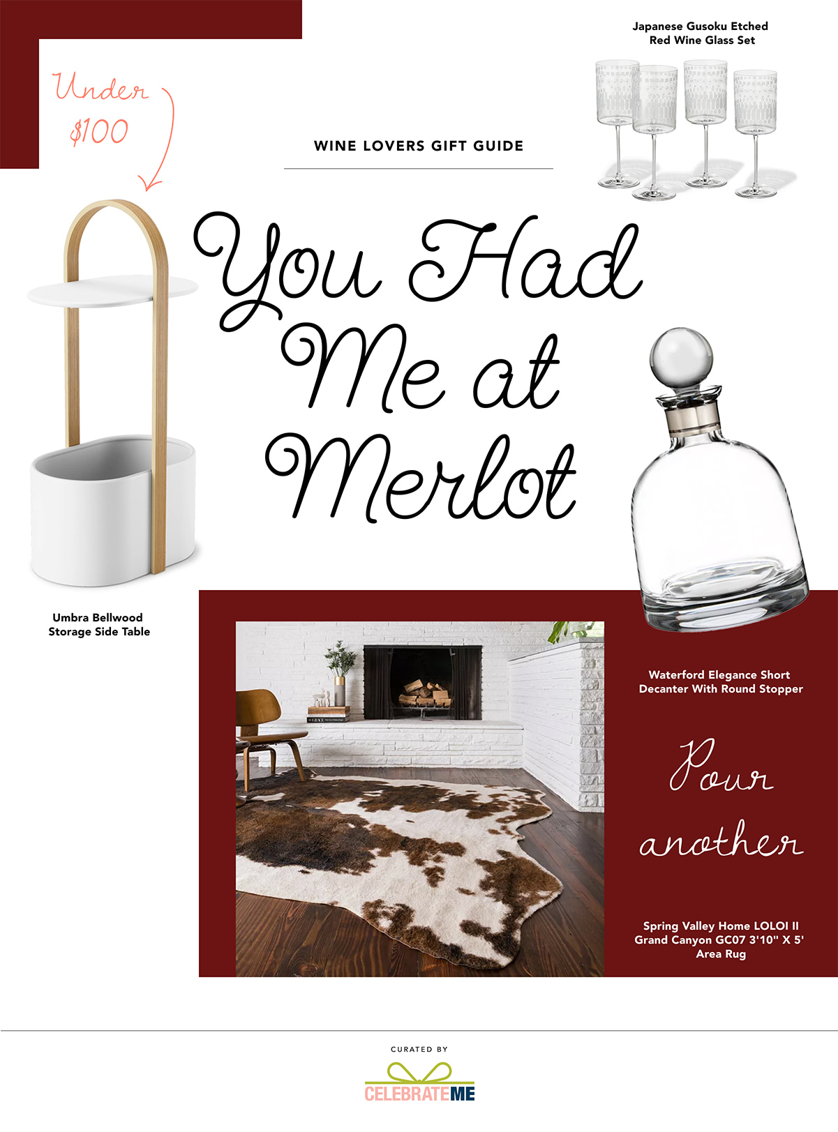 Had Me At Merlot products collage