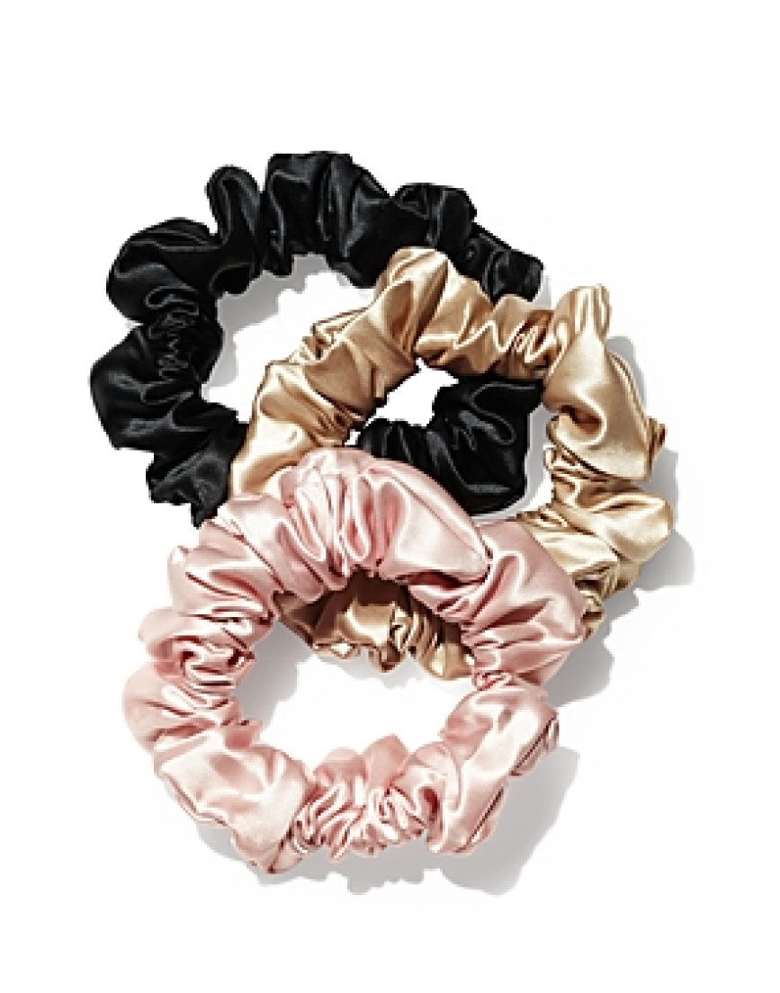 Pure Silk 3-Pack Large Scrunchies