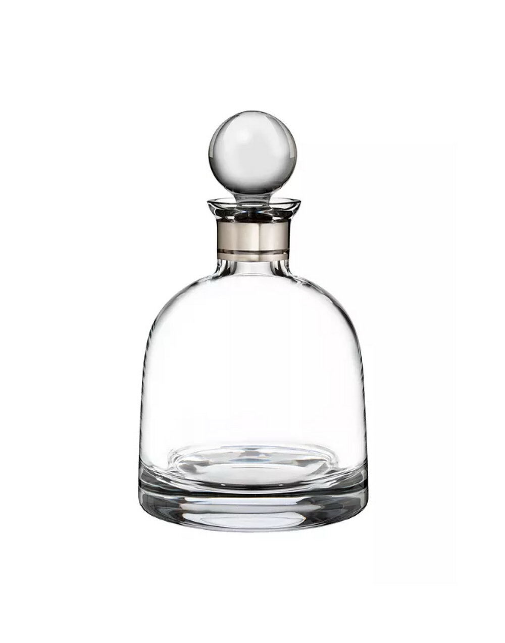 Elegance short decanter with round stopper